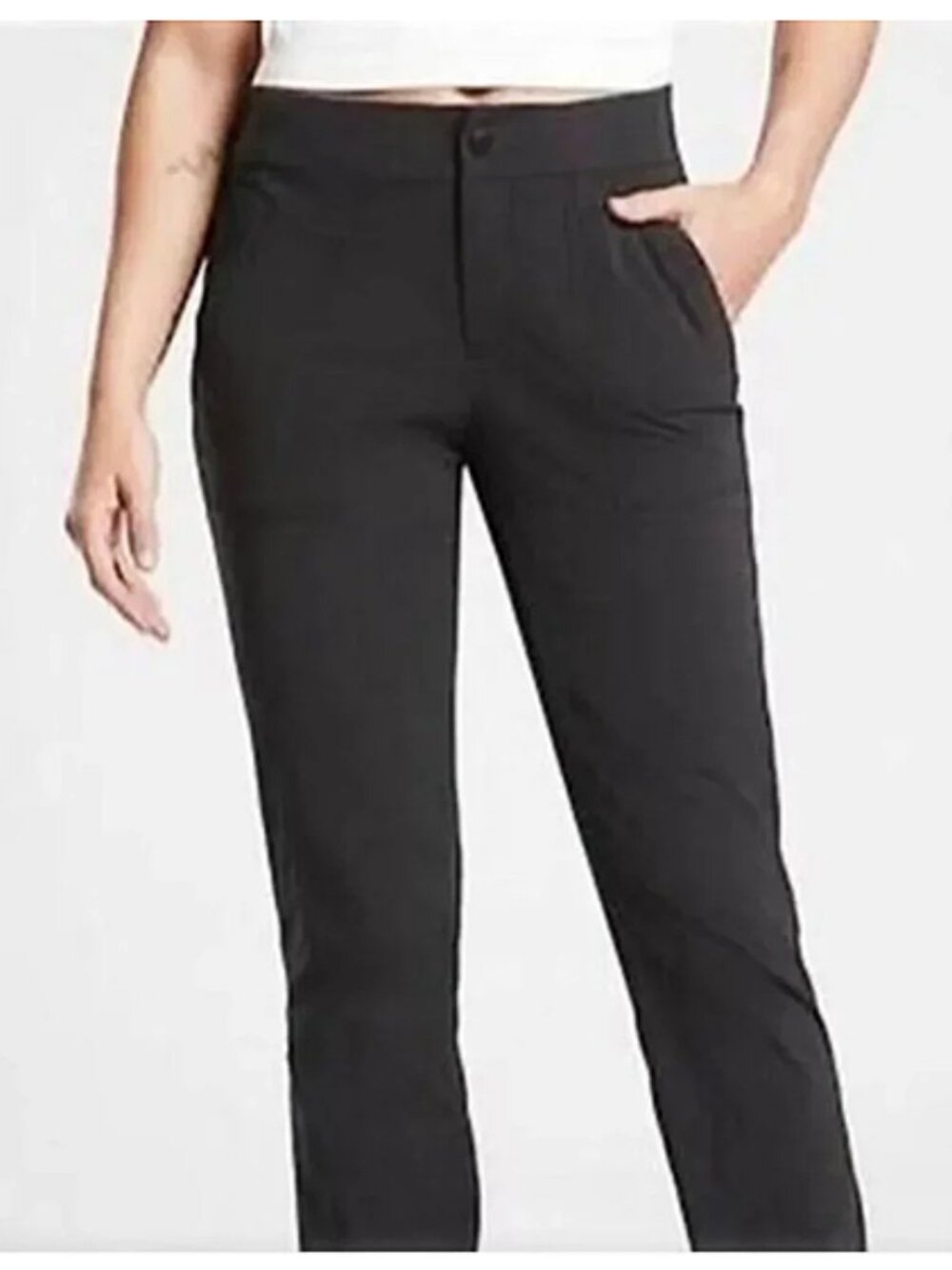 Athleta Black Trekkie Hiking Nylon Athletic Pants Size 16